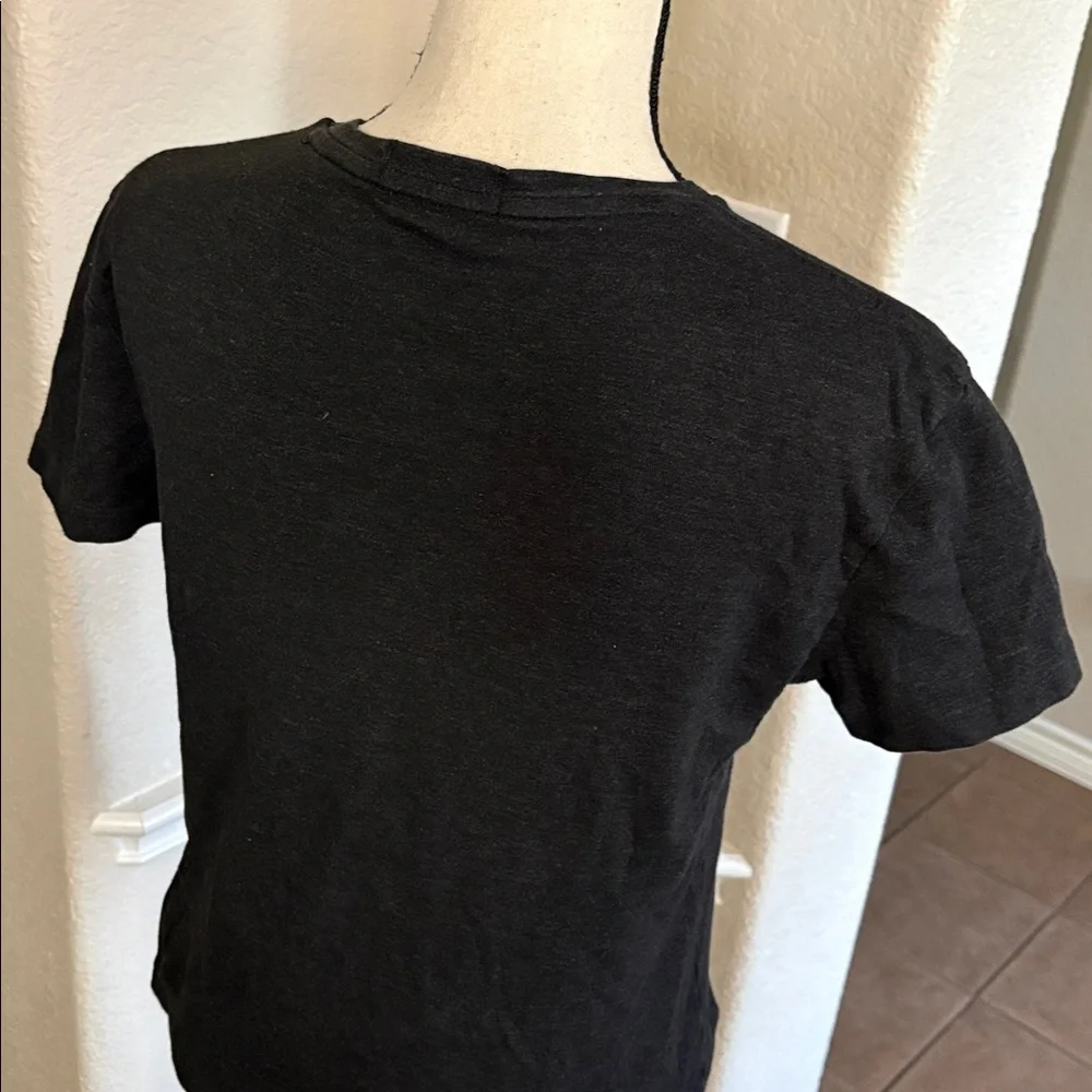 Polo Ralph Lauren custom fit gray marled jersey crewneck short sleeve Tee Size S